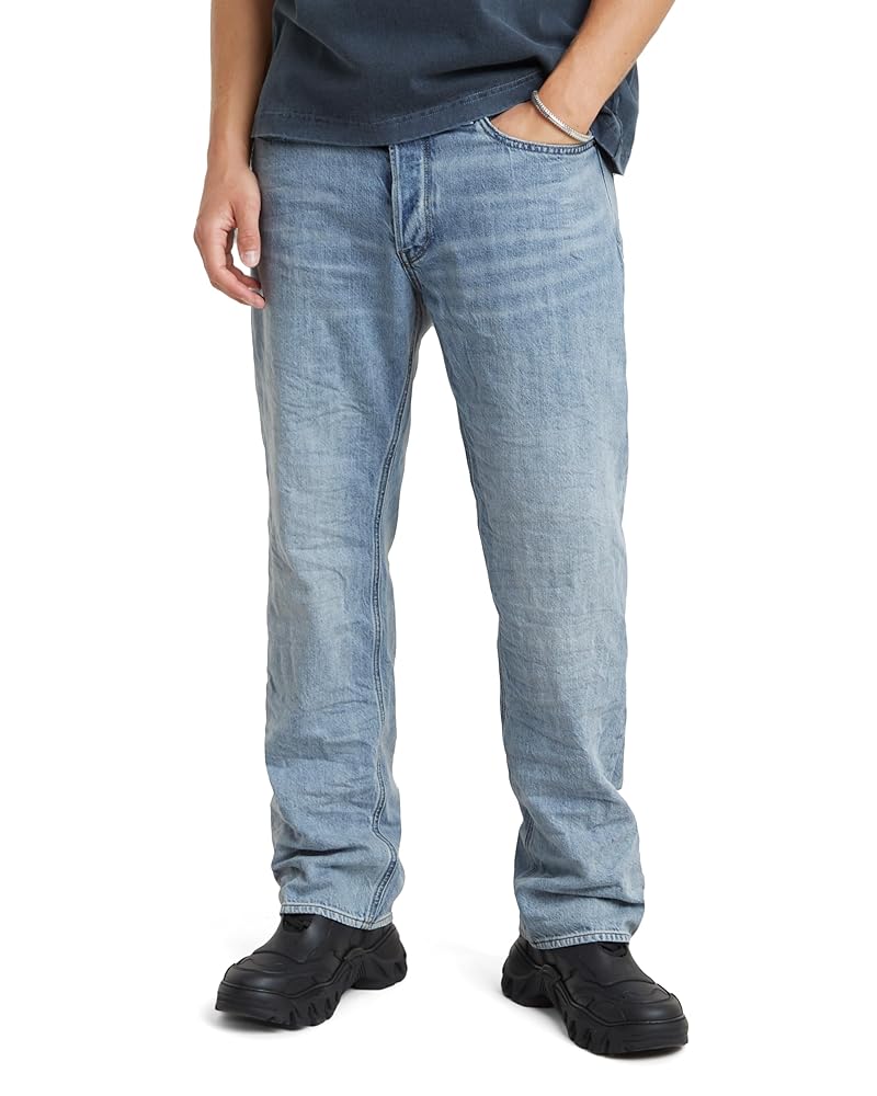 G-STAR Men's Dakota Regular Straight Jeans, Blue (Sun Faded